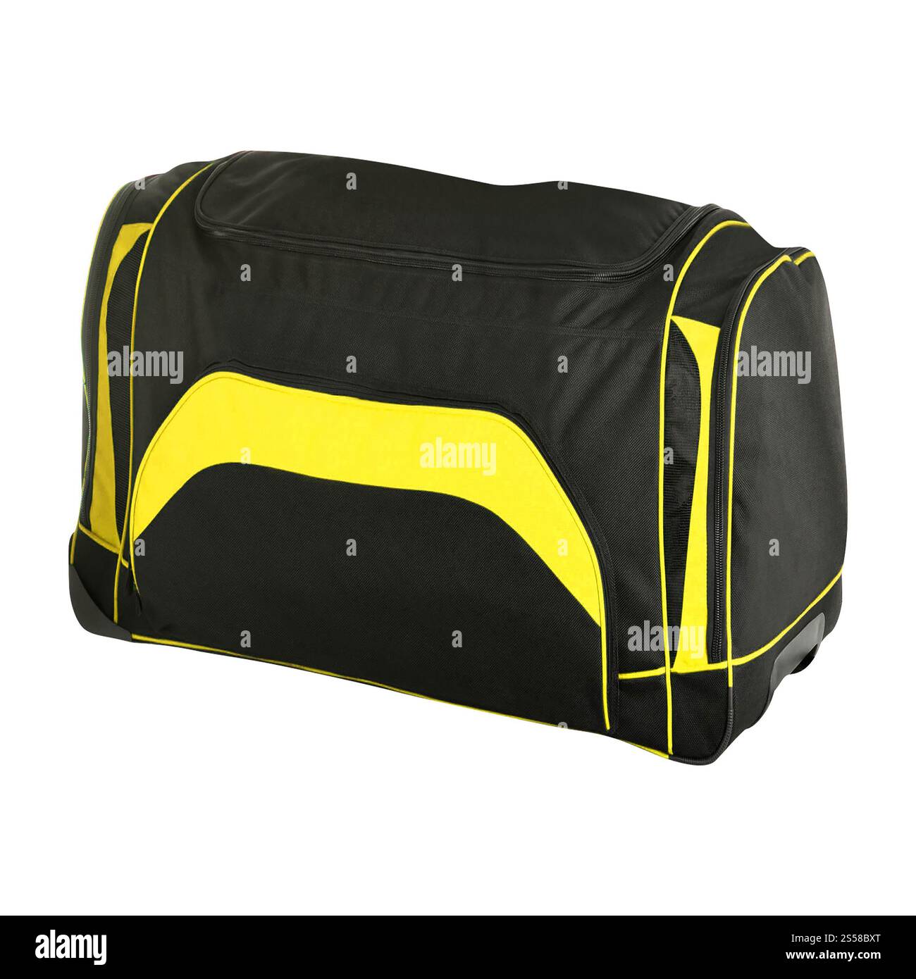 sac à dos jaune Banque D'Images