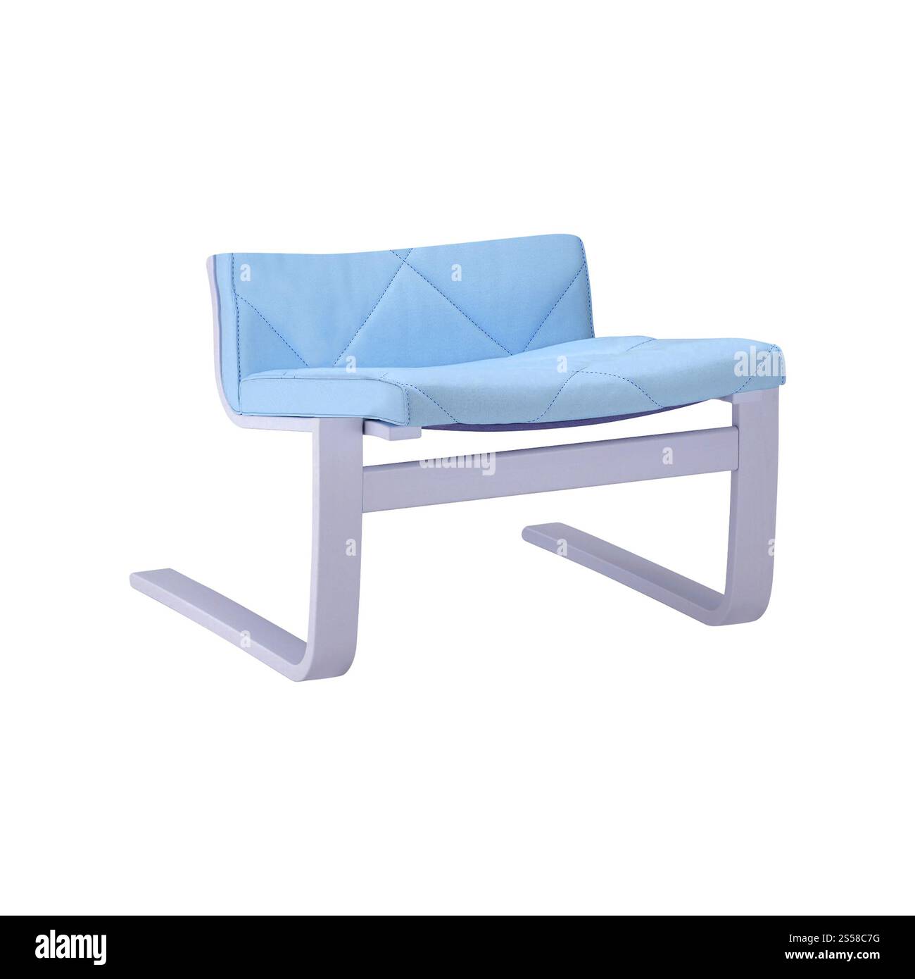 chaise moderne isolée Banque D'Images