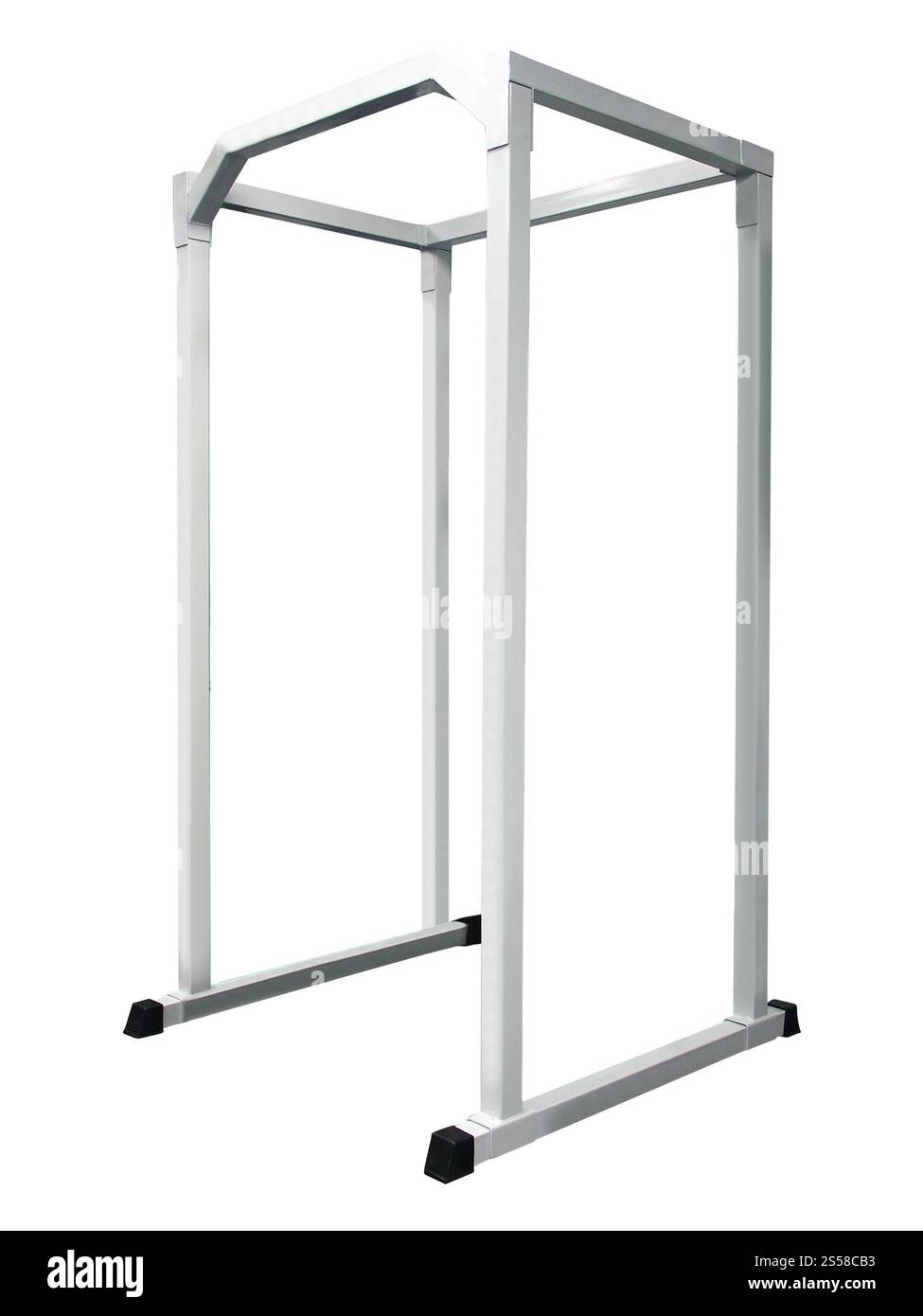 Sport stand isolé sur dos blanc Banque D'Images