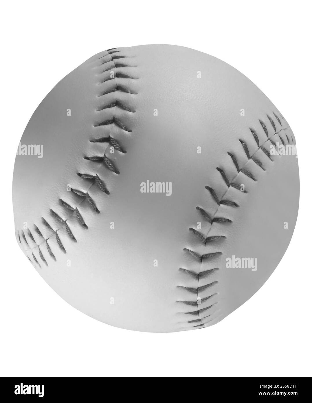 Balle de baseball isolated on white Banque D'Images