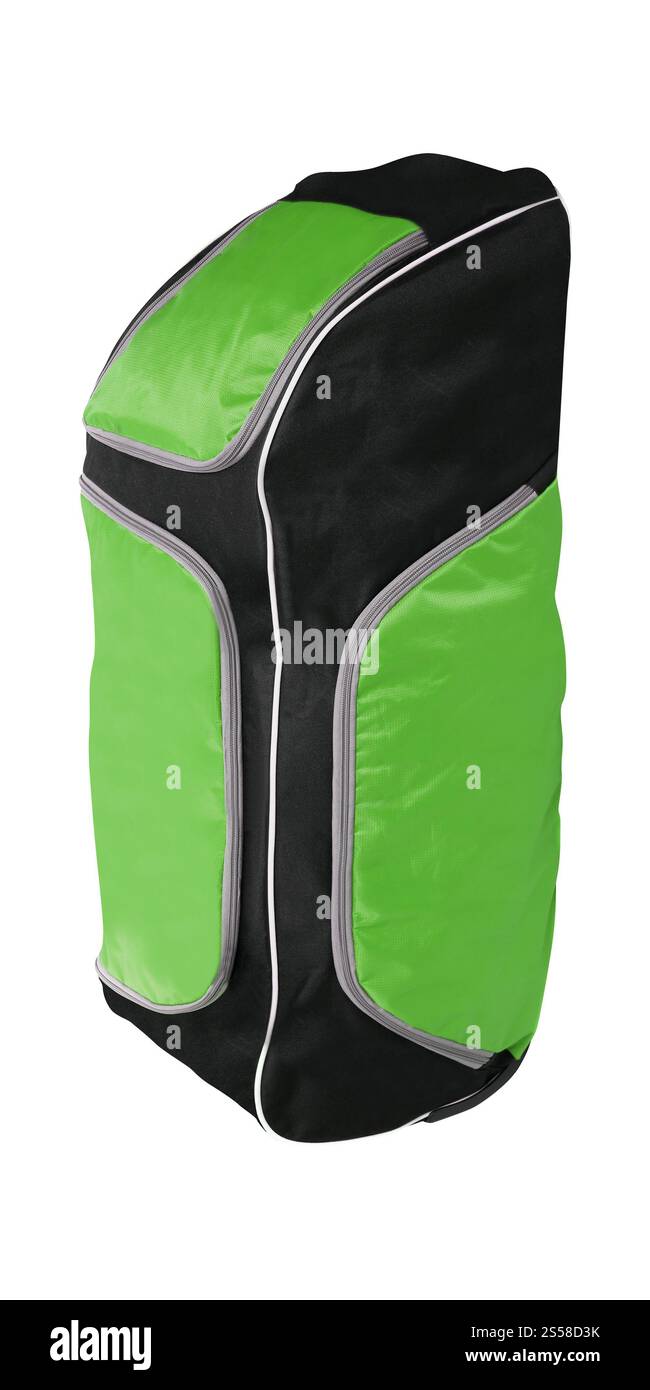 Sac à dos isolé en blanc Banque D'Images