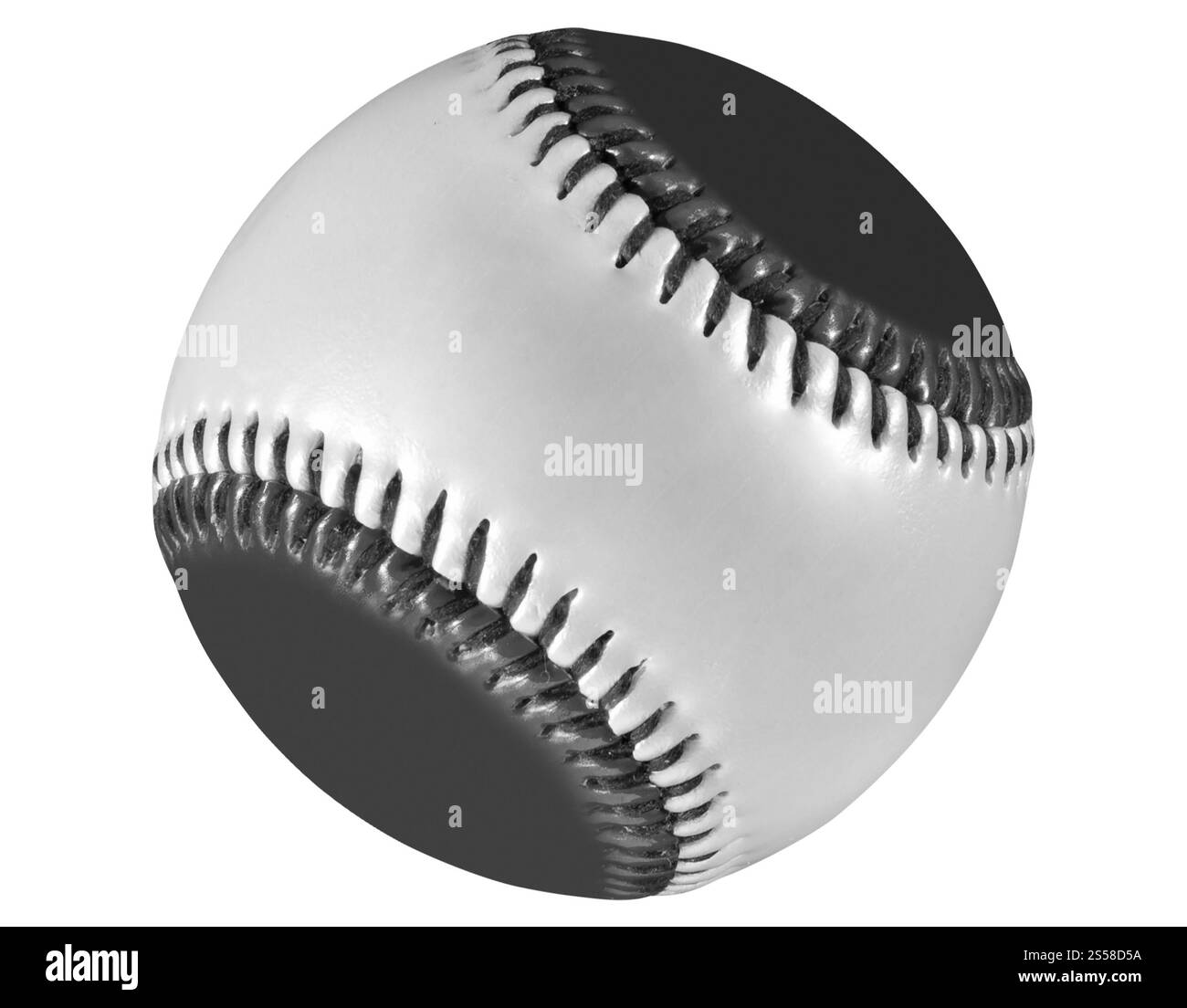 Balle de baseball isolated on white Banque D'Images