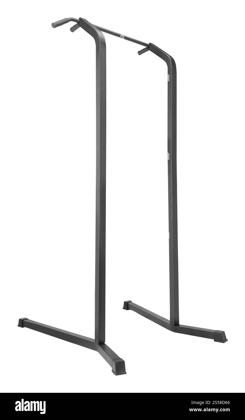 Barre horizontale isolée sur blanc Banque D'Images