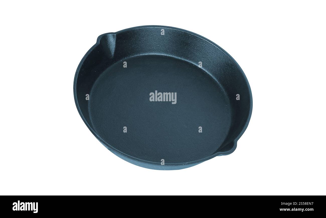 Poêle isolated on white Banque D'Images