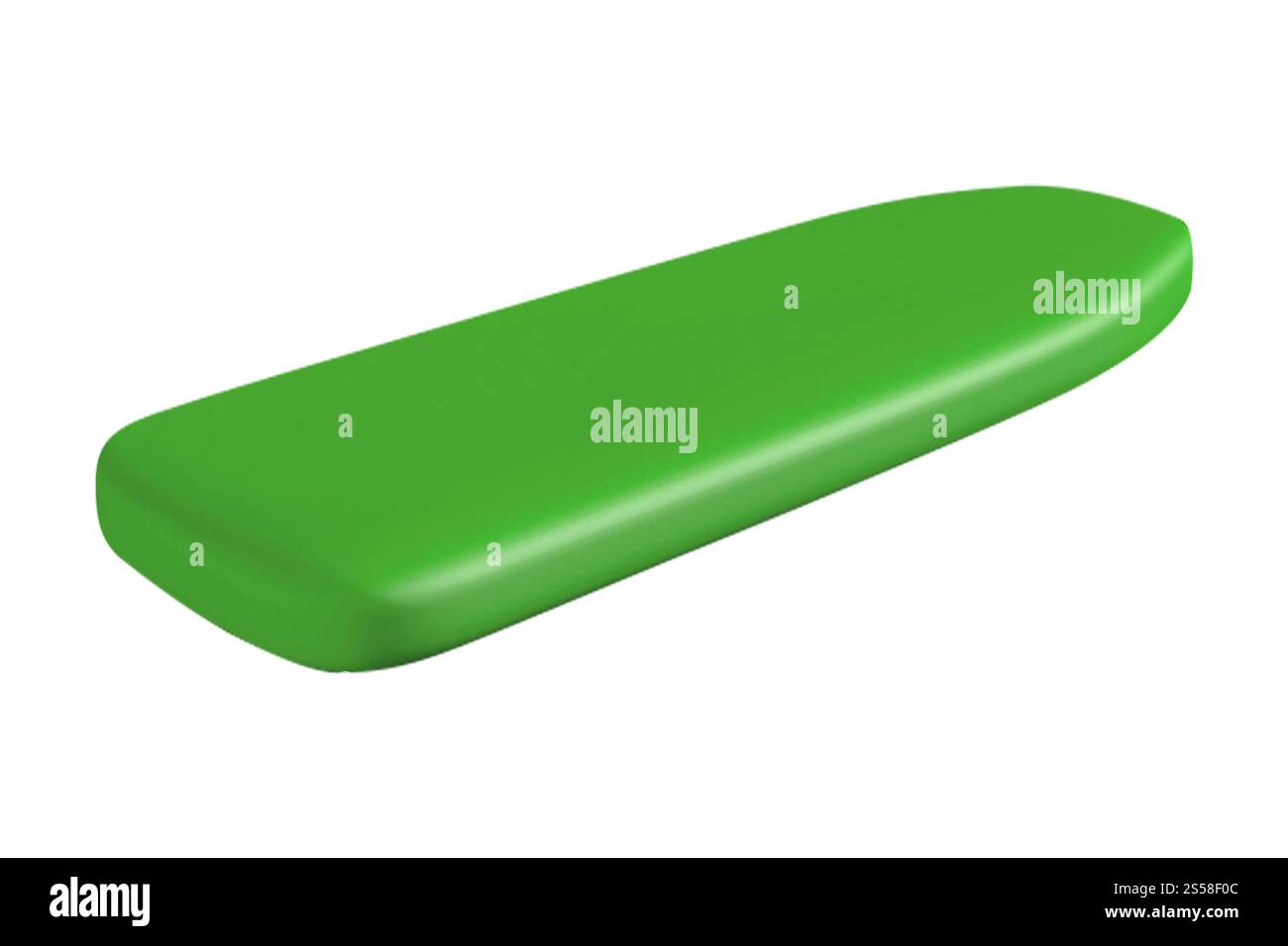 Planche à repasser verte isolée Banque D'Images