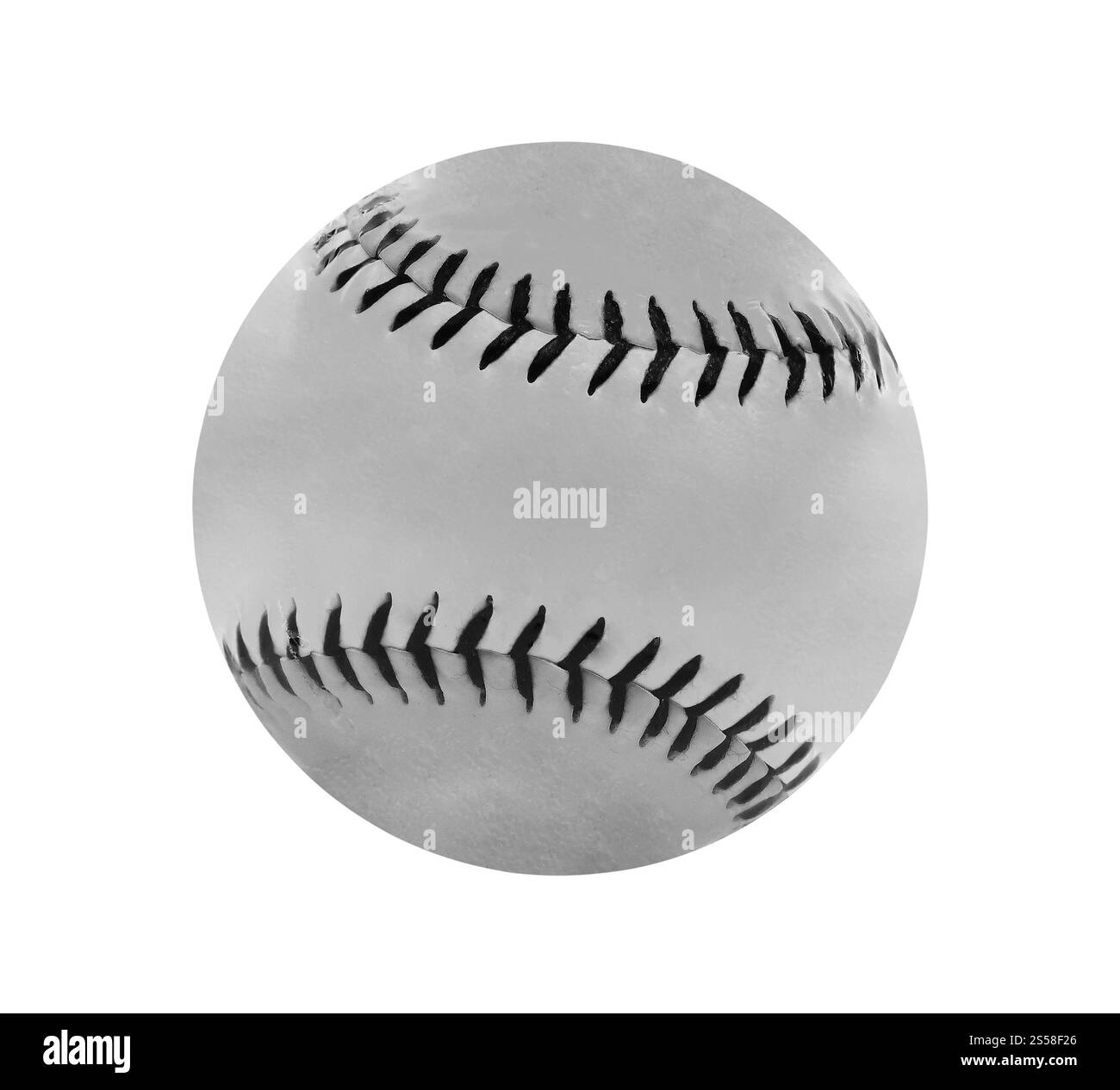 baseball isolé sur blanc Banque D'Images