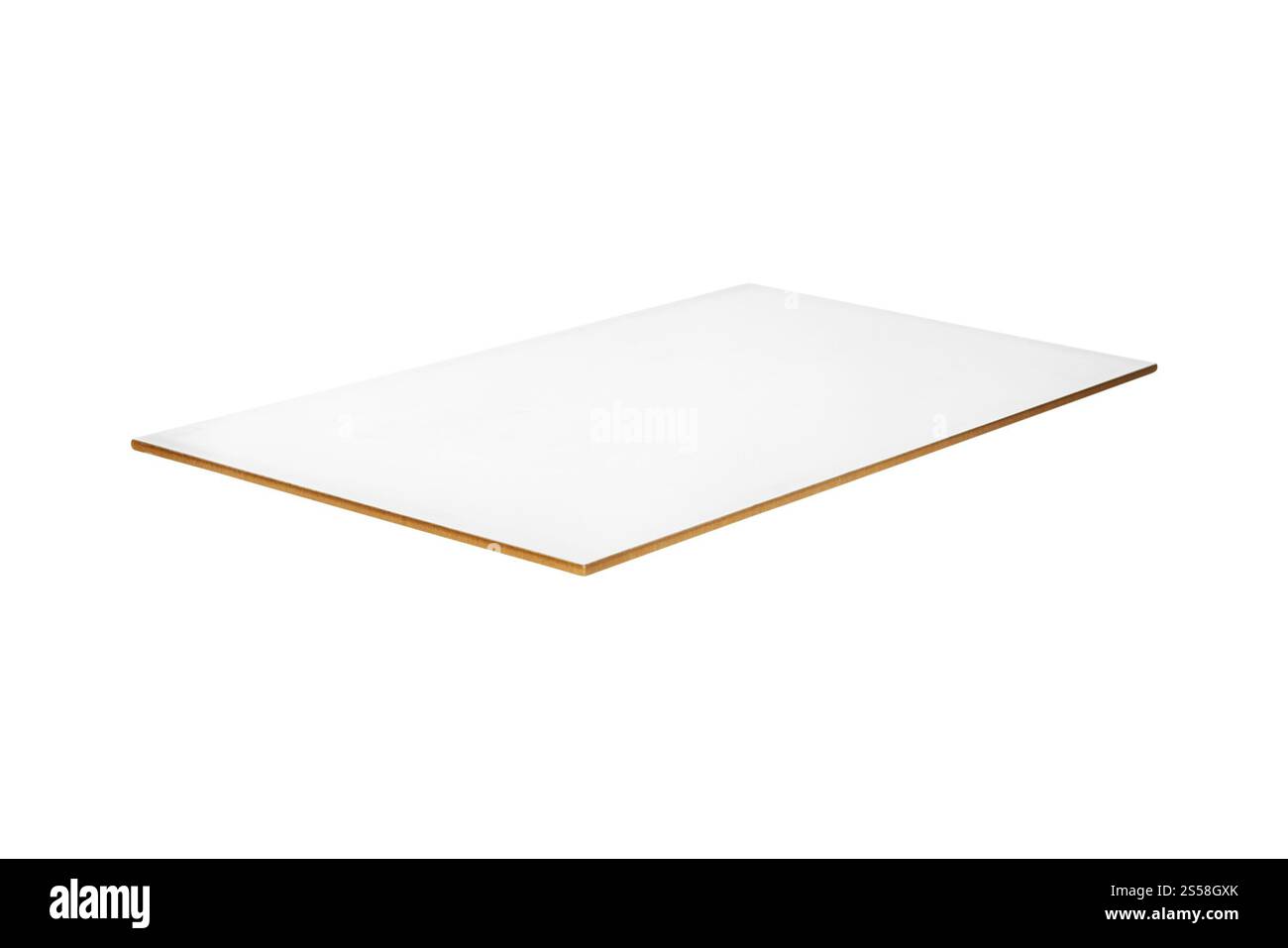 carreau de céramique isolé sur fond blanc Banque D'Images