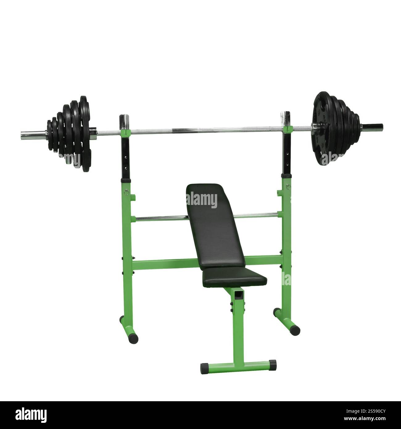 équipement sportif isolé sur fond blanc. equipement sportif Banque D'Images