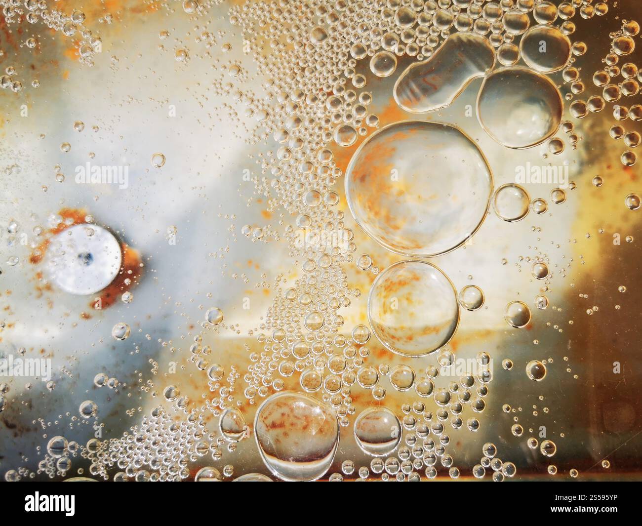 eau minérale de luhacovice spa comme belle texture naturelle Banque D'Images