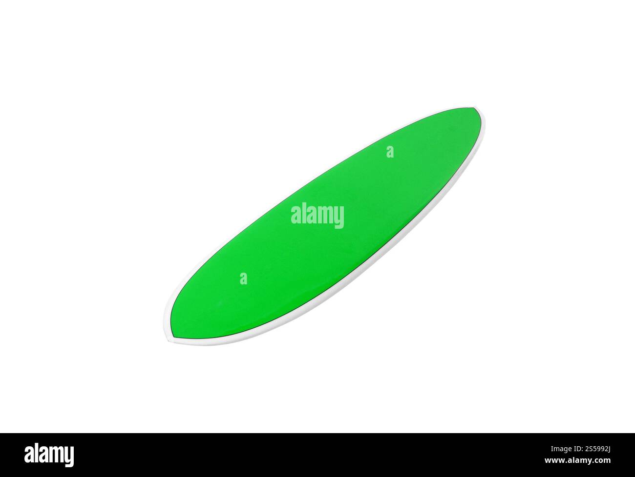 Planche de surf isolée sur blanc. Planche de surf Banque D'Images