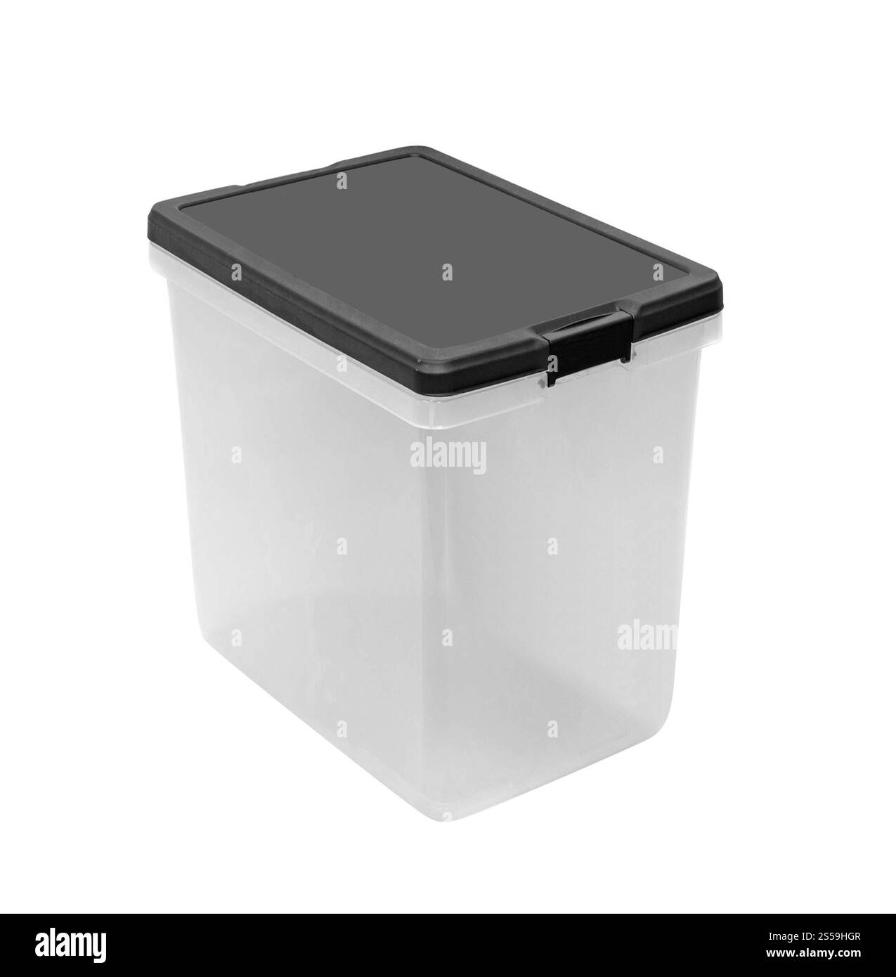 Panier à linge en plastique de forme symétrique Banque D'Images