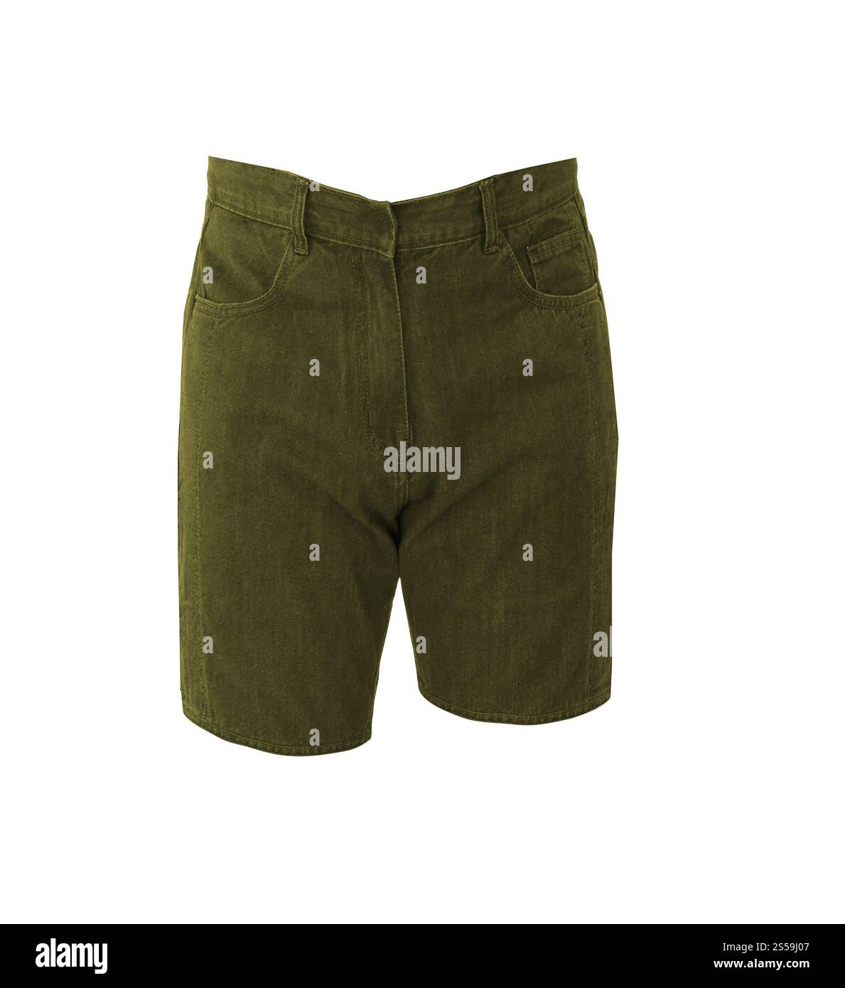 Short Jean homme isolé Banque D'Images