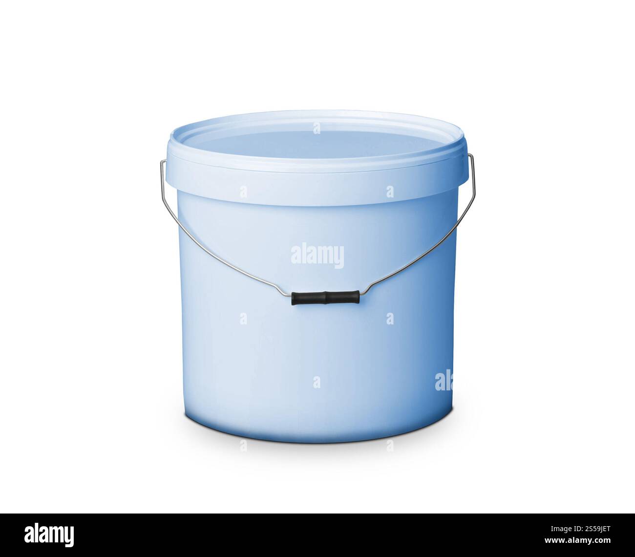 Récipient en plastique isolé sur fond blanc. Récipient en plastique isolé Banque D'Images