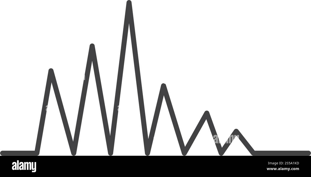 Sound Wave modèle vectoriel logo Illustration de Vecteur