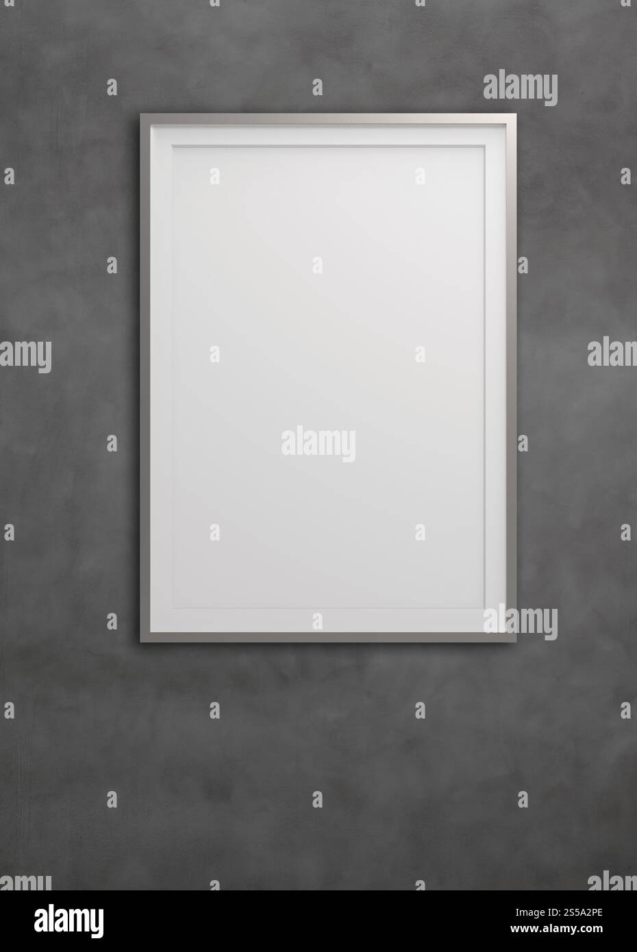 Cadre de style moderne vide sur la composition mur comme concept Banque D'Images