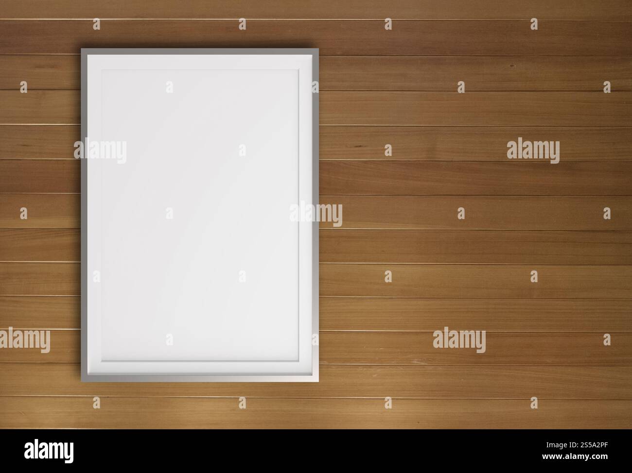 Cadre de style moderne vide sur la composition mur comme concept Banque D'Images