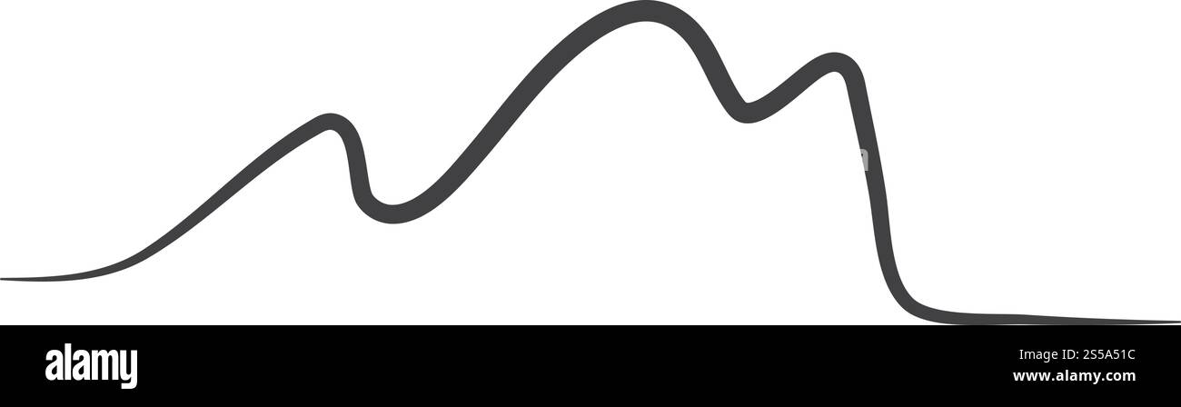 Sound Wave modèle vectoriel logo Illustration de Vecteur