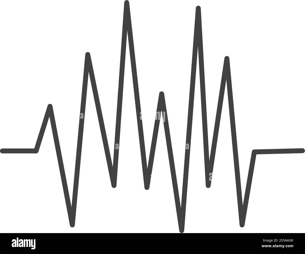 Sound Wave modèle vectoriel logo Illustration de Vecteur