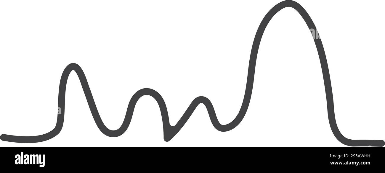 Sound Wave modèle vectoriel logo Illustration de Vecteur