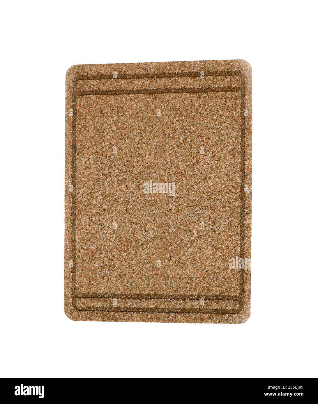 Le paillasson isolé sur fond blanc Banque D'Images