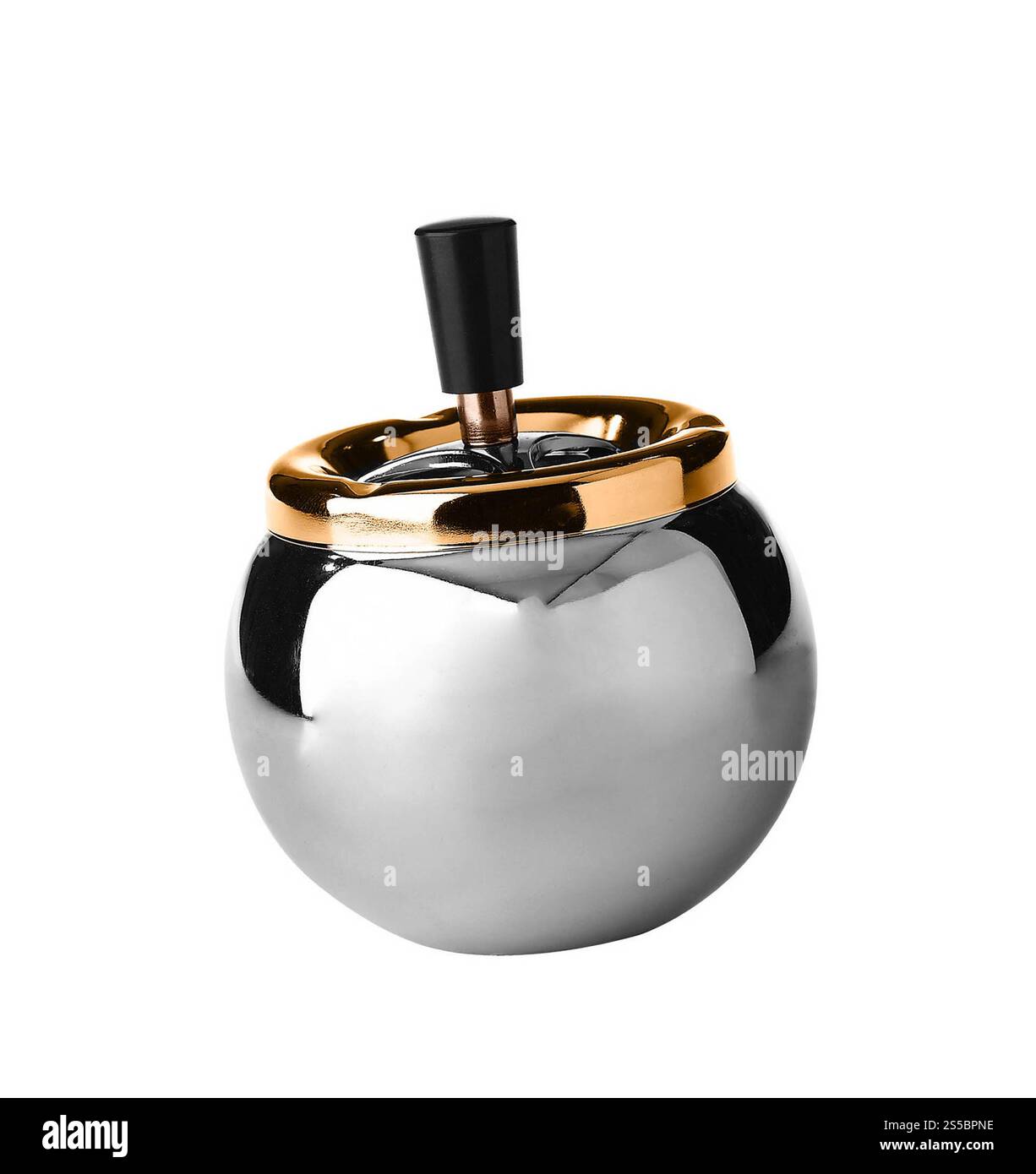 Cendrier isolé sur un fond blanc. Cendrier isolé Banque D'Images