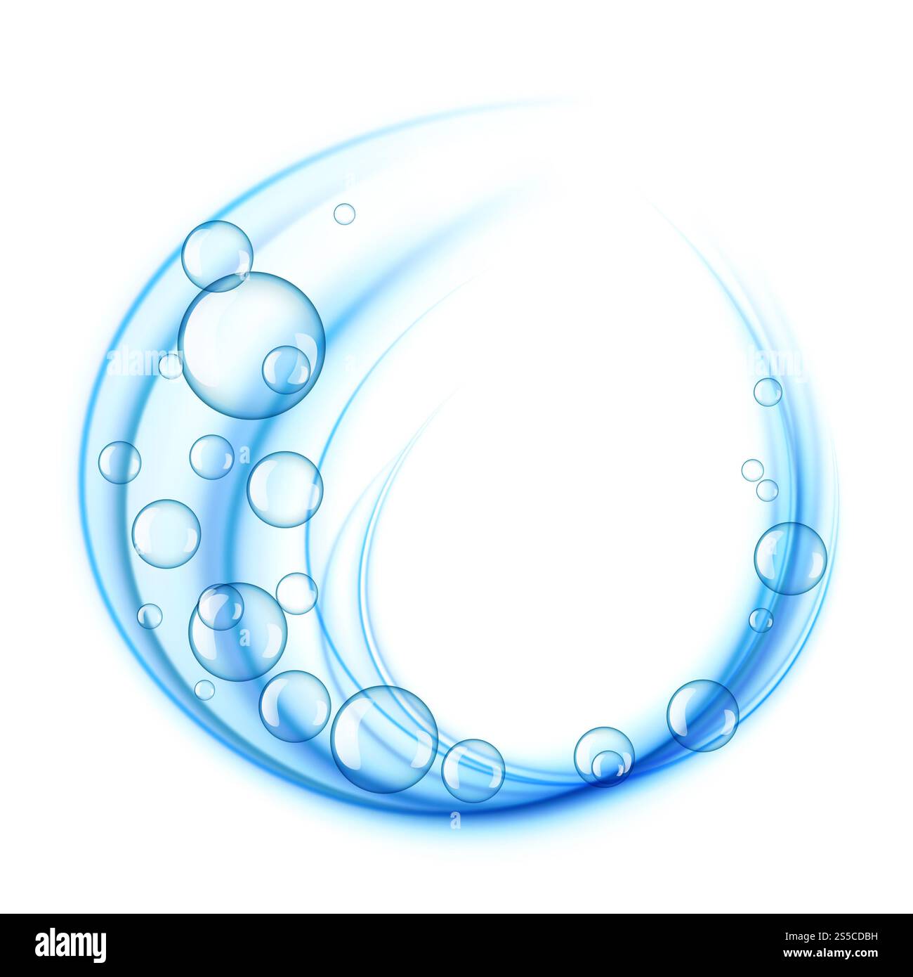 motif bulles d'eau Banque D'Images