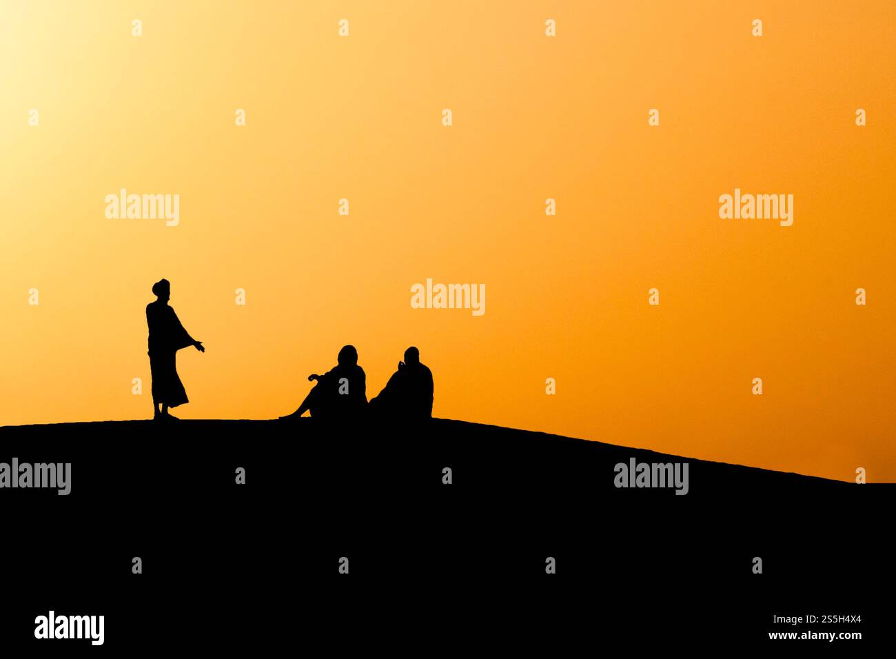 Désert africain Banque D'Images