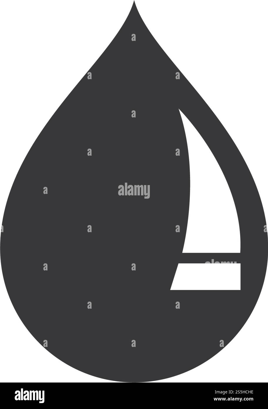 Goutte d'eau Modèle Logo vector illustration design Illustration de Vecteur