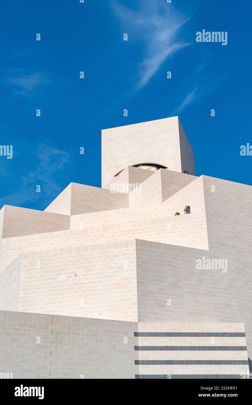 Musée d'art islamique par Im Pei 2008, Doha, Qatar Banque D'Images