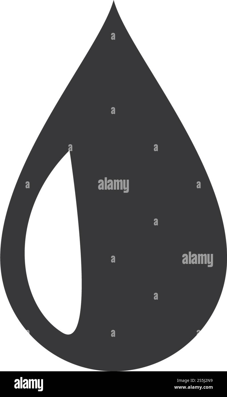 Goutte d'eau Modèle Logo vector illustration design Illustration de Vecteur