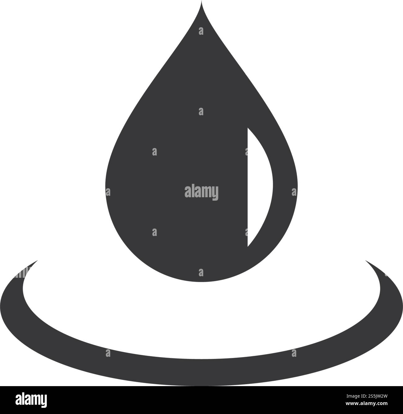 Goutte d'eau Modèle Logo vector illustration design Illustration de Vecteur