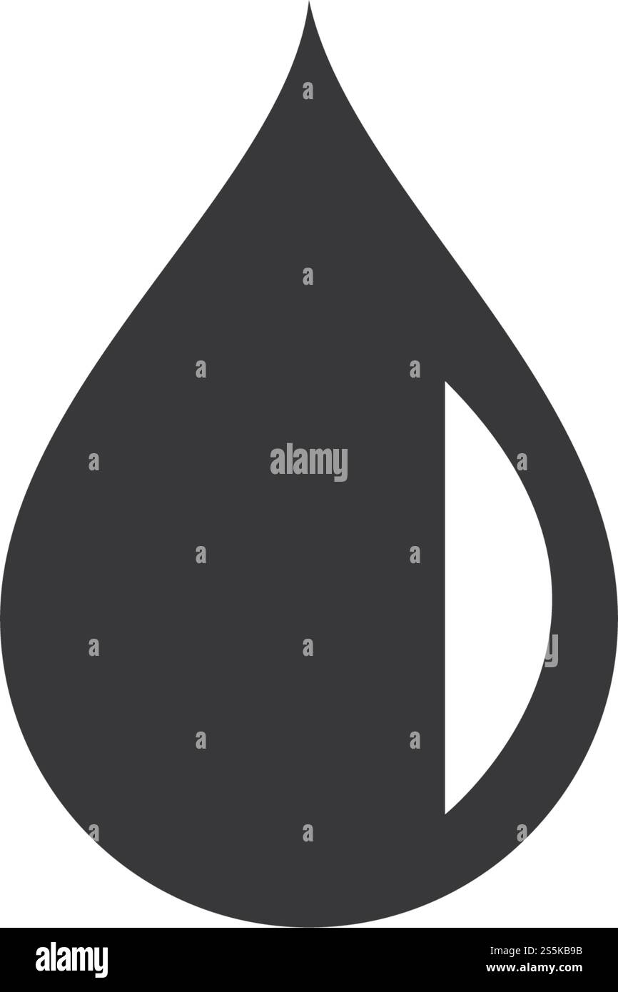 Goutte d'eau Modèle Logo vector illustration design Illustration de Vecteur