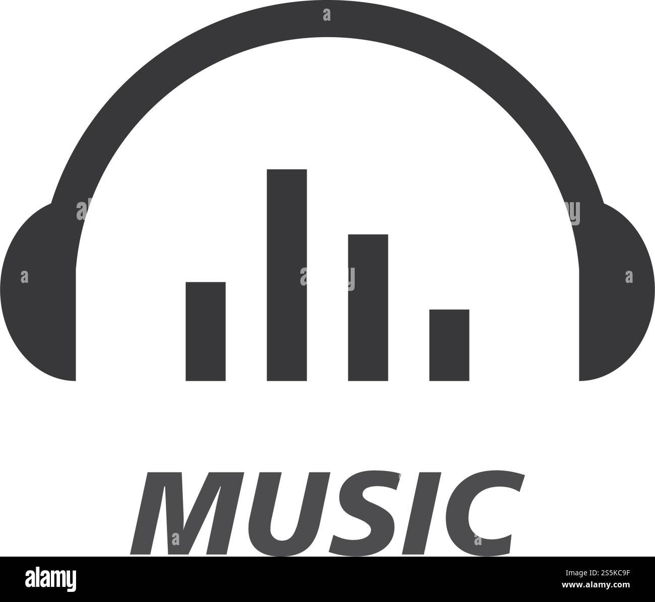 Sound Wave modèle vectoriel logo Illustration de Vecteur