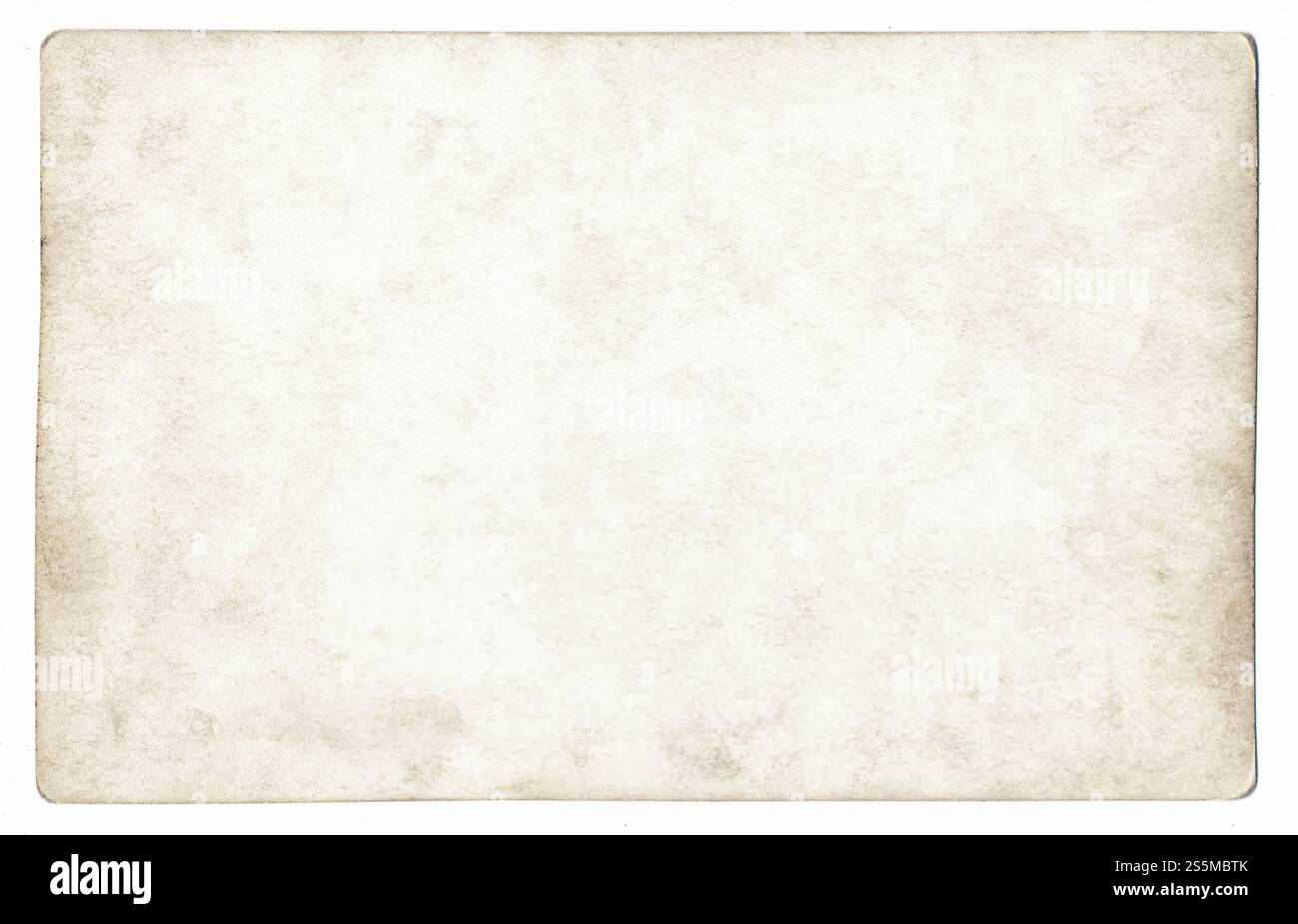 Vintage paper isolated on white background Banque D'Images