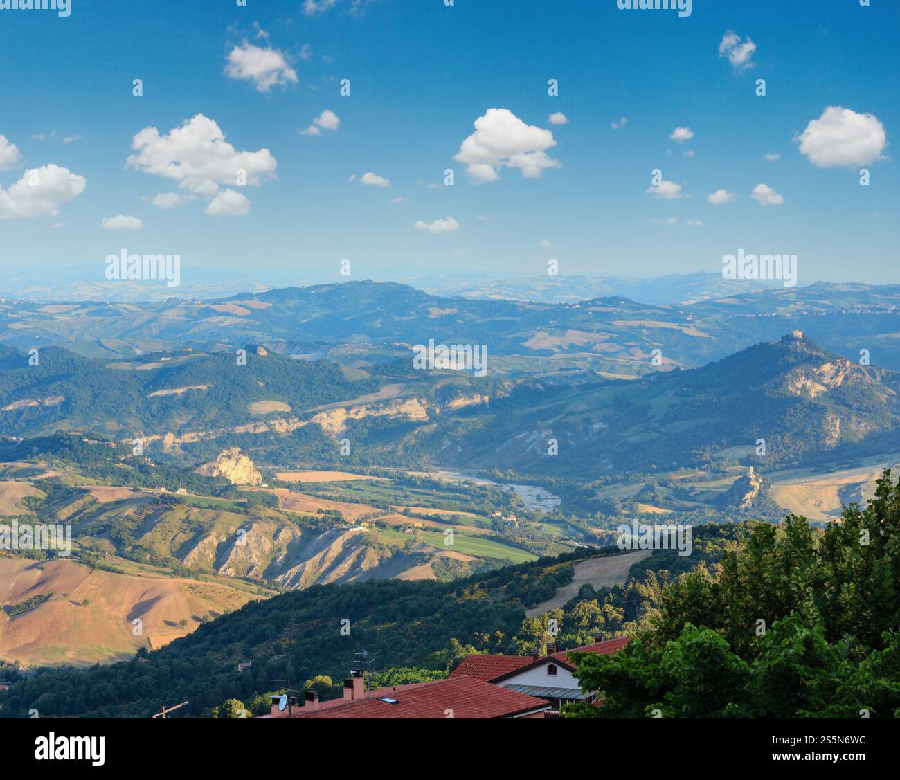 Matin voir autour de San Marino hills (de la plus ancienne république du monde) Banque D'Images