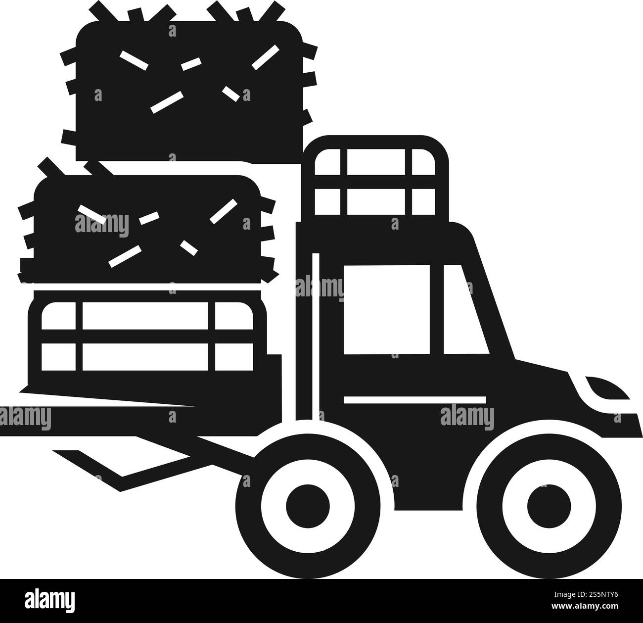 Icône machines de jardin. Illustration simple de l'icône de vecteur de machines de jardin pour la conception de Web isolé sur fond blanc. Icône de machines de jardin, style simple Illustration de Vecteur