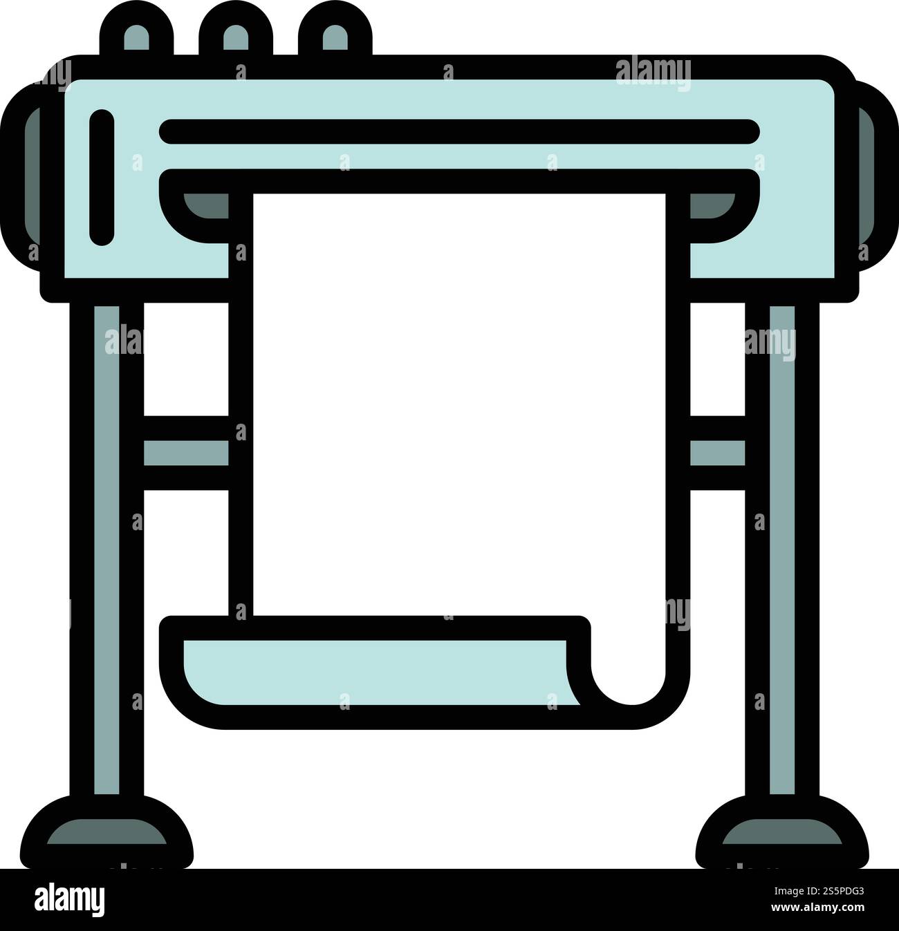 Icône du traceur de l'entreprise. Icône vectorielle de traceur de société pour la conception Web isolé sur fond blanc. Icône de traceur d'entreprise, style de contour Illustration de Vecteur