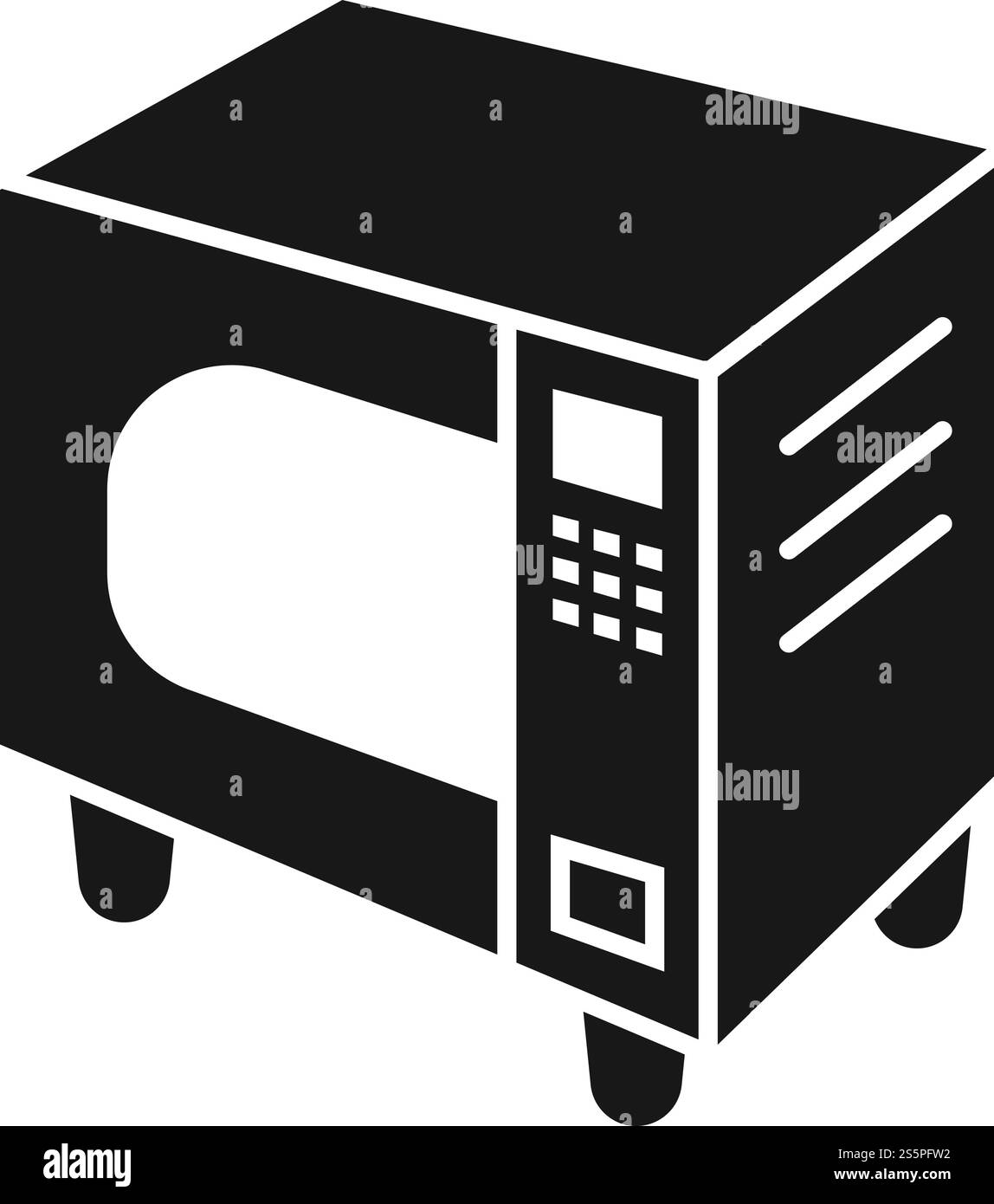 Icône de micro-ondes. Illustration simple de l'icône de vecteur de micro-ondes pour la conception de Web isolé sur fond blanc. Icône micro-ondes, style simple Illustration de Vecteur Icône de micro-ondes. Illustration simple de l'icône de vecteur de micro-ondes pour la conception de Web isolé sur fond blanc. Icône micro-ondes, style simple Illustration de Vecteur