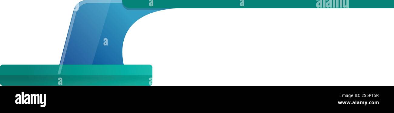 Icône de plongeoir. Dessin animé de l'icône vectorielle de plongeon pour la conception Web isolé sur fond blanc. Icône de plongeon, style de dessin animé Illustration de Vecteur