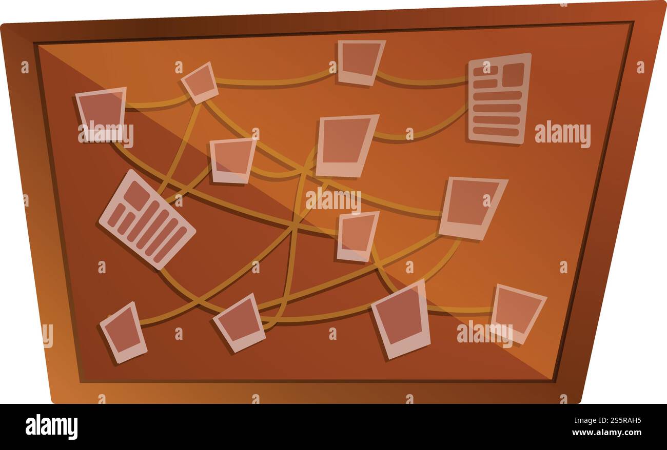 Icône de table de quête. Dessin animé de l'icône vectorielle de table de quête pour la conception Web isolé sur fond blanc. Icône de table de quête, style de dessin animé Illustration de Vecteur