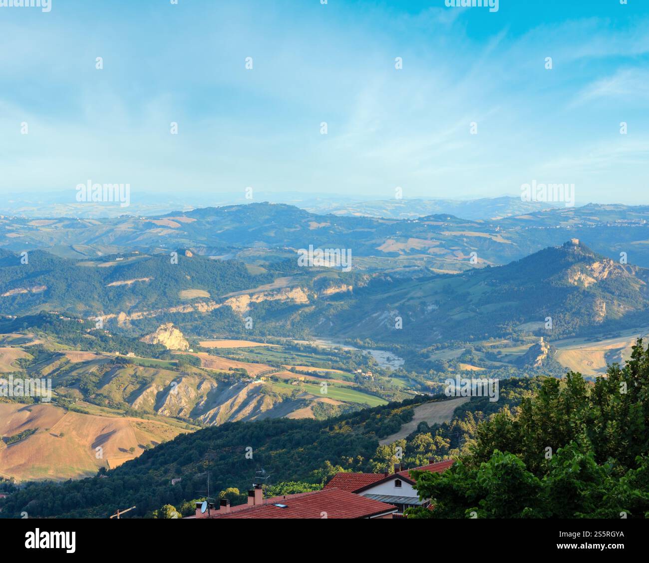 Matin voir autour de San Marino hills (de la plus ancienne république du monde) Banque D'Images