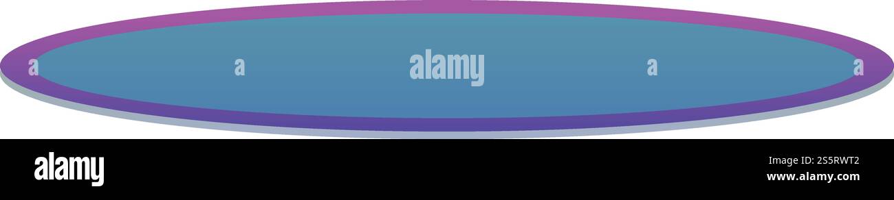 Icône de tapis rond. Dessin animé de l'icône de vecteur de tapis rond pour la conception de Web isolé sur fond blanc. Icône de tapis rond, style de dessin animé Illustration de Vecteur