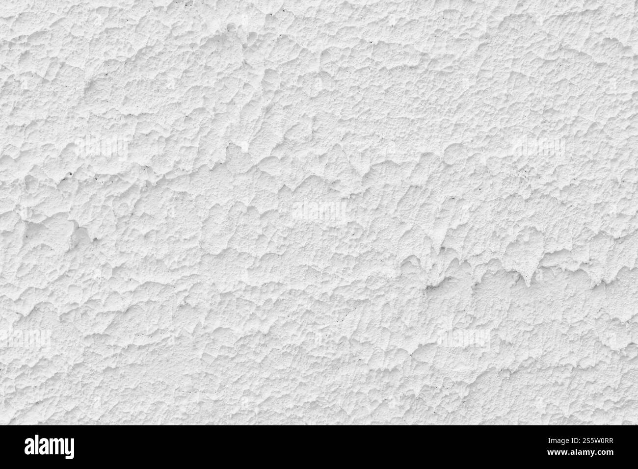 Texture de mur de ciment blanc avec motif naturel forme abstraite pierre de béton pour le fond Banque D'Images