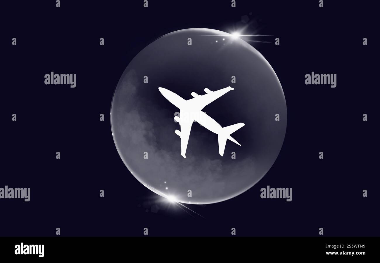 Les bulles de voyage sont une nouvelle norme. Avenir du voyage sélectionnez un groupe de voyageurs de certains pays le coronavirus a été contenu dans les pays voisins Banque D'Images