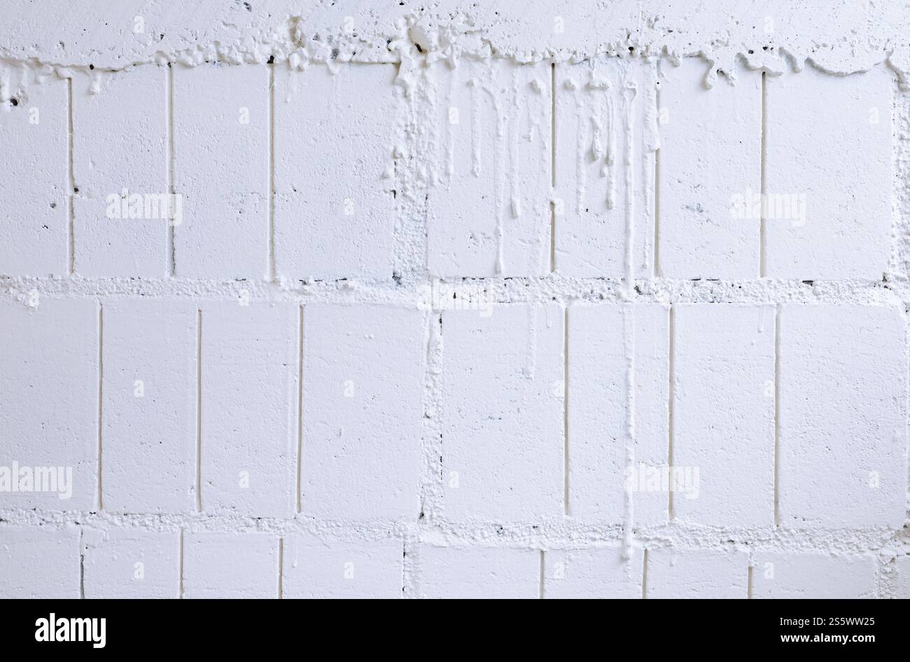 Texture de ciment de fond de mur de stuc blanc avec vieux motif de mur de béton gris pour le fond Banque D'Images
