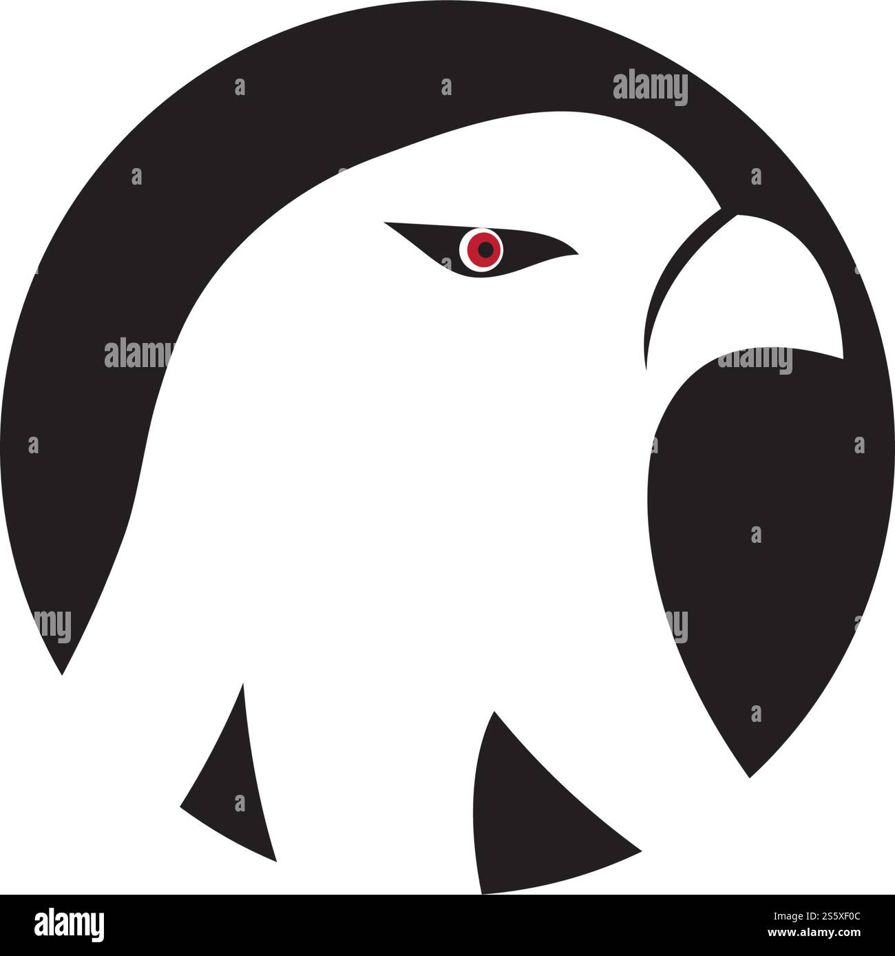 Logo vectoriel Modèle Falcon illustration design Illustration de Vecteur