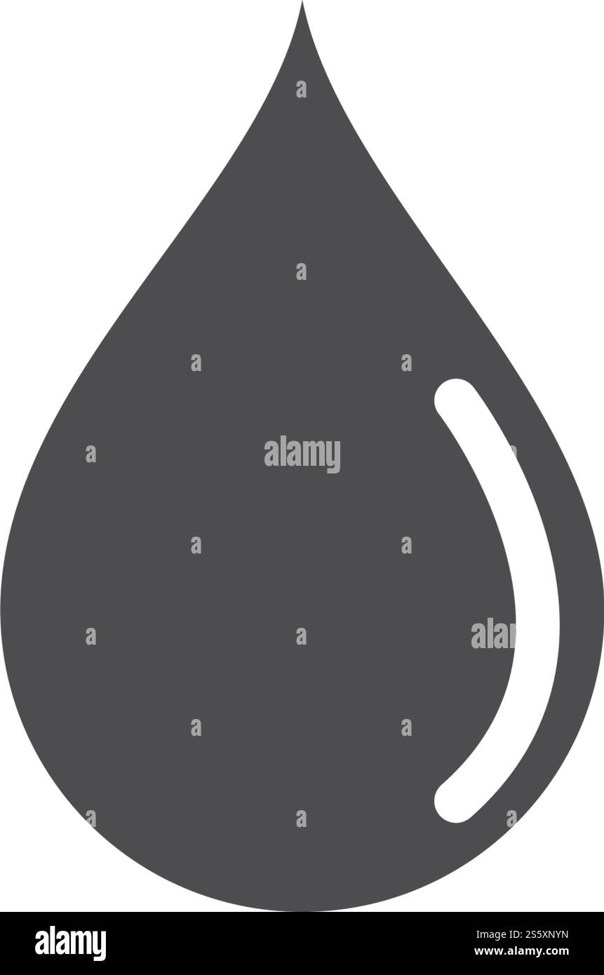 Goutte d'eau Modèle Logo vector illustration design Illustration de Vecteur