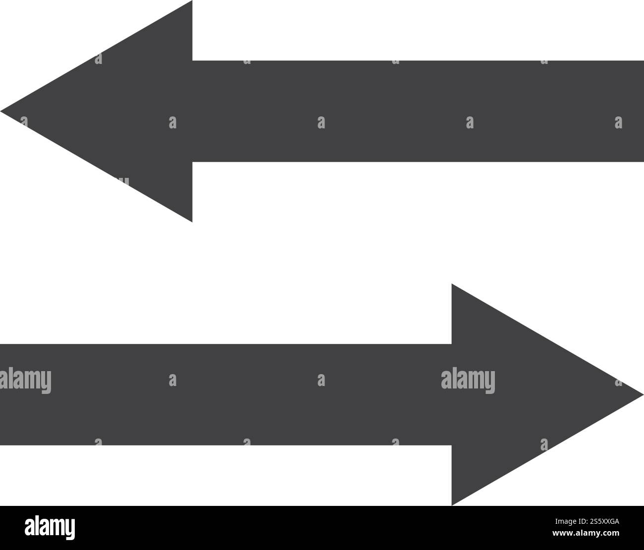 Icône de signe de flèche modèle de logo de conception d'illustration vectorielle Illustration de Vecteur