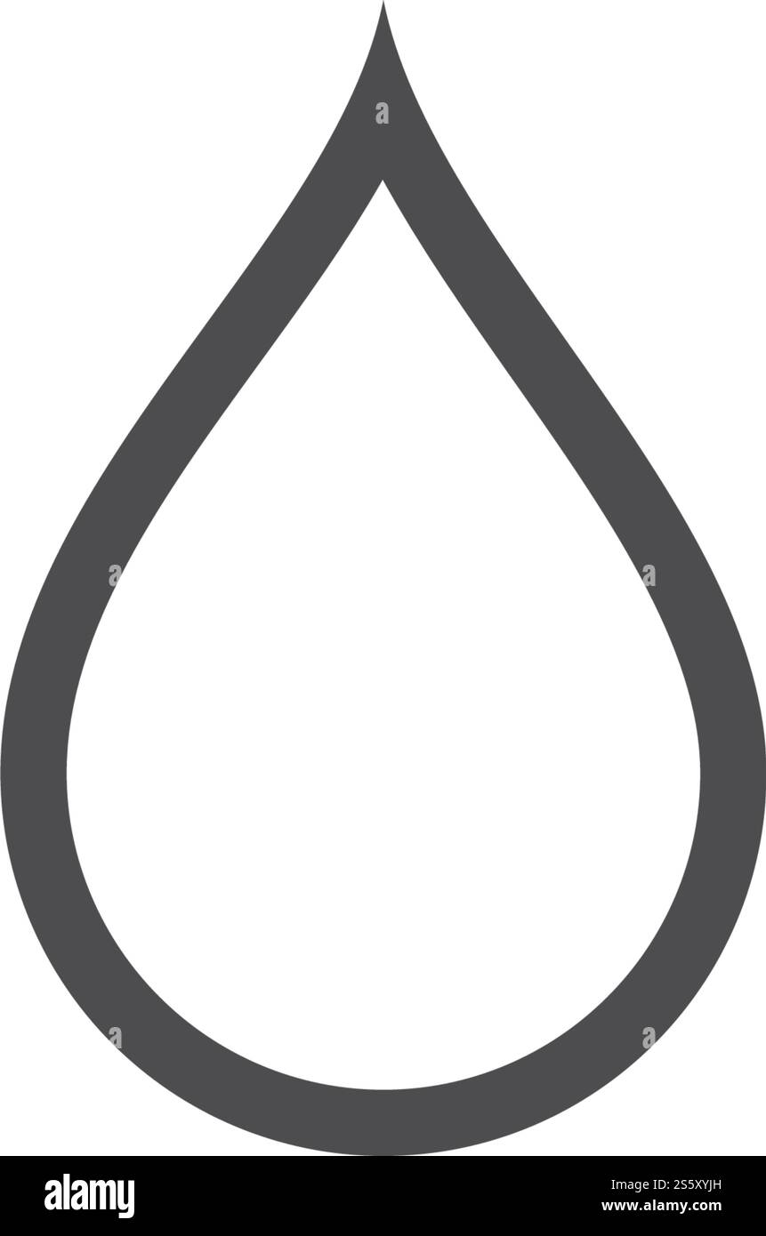 Goutte d'eau Modèle Logo vector illustration design Illustration de Vecteur