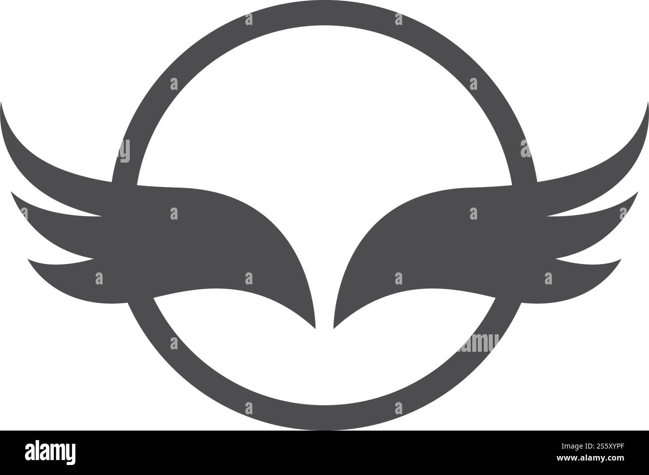 Logo aile symbole pour un concepteur professionnel Illustration de Vecteur